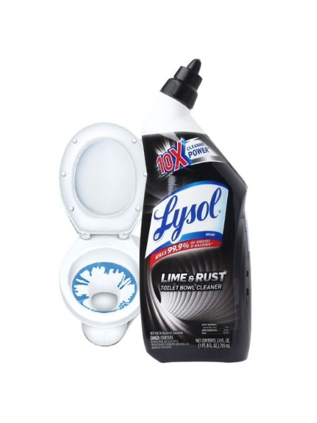 Lysol Toilet Bowl Cleaner Lime & Rust Remover (709ml) edamama